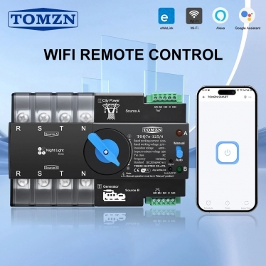 TOMZN WiFi 4P 125A Remote Control